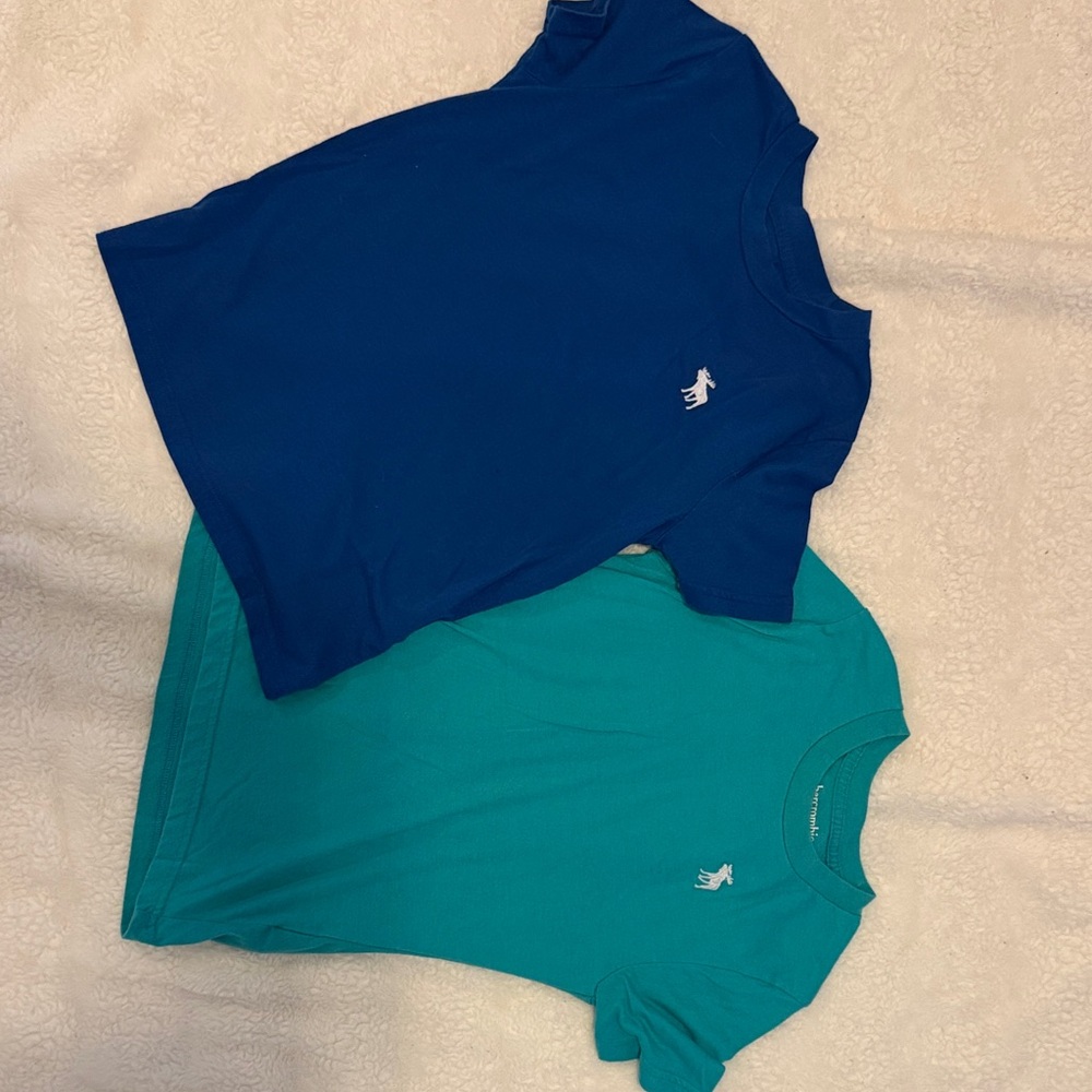 abercrombie kids Short Sleeve Crew Tee Duo - Royal Blue & Teal